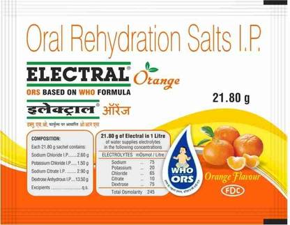 Electral ORS ORANGE Energy Drink
