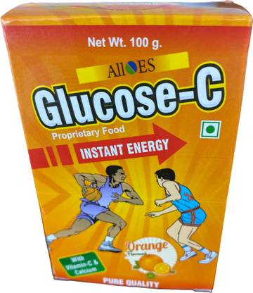 Alloes Pharmaceuticals Glucose C Instant energy powder with vitamin C | 100 gram X4 Energy Drink