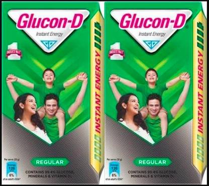 GLUCON-D Instant Energy Health Drink Regular (Pack of 2) | Energy Drink