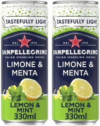 Sanpellegrino Italian Sparkling Drinks Lemon Juice From Concentrate & Menta Infusion Energy Drink