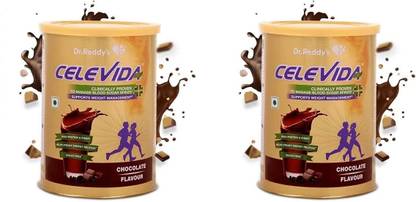 CELEVIDA Nutrition Health Drink ,Chocolate Flavour ,400g x Pack of 2 Nutrition Drink