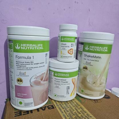 HERBALIFE ROSE KHEER SAHKE SHAKEMATE PROTEIN 200 AFRESH LEMON Nutrition Drink