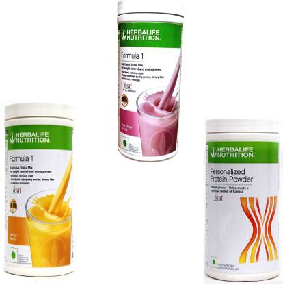 HERBALIFE FORMULA1 MANGO WITH FORMULA1 ROSE KHEER WITH PROTIEN POWDER 400G Nutrition Drink