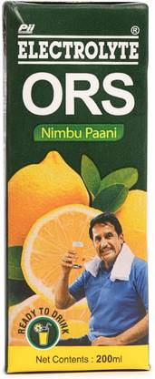 PII ELECTROLYTE NIMBU PAANI FLAVOUR - PACK OF 15 x 200 ML (15 x 0.2 L) Hydration Drink