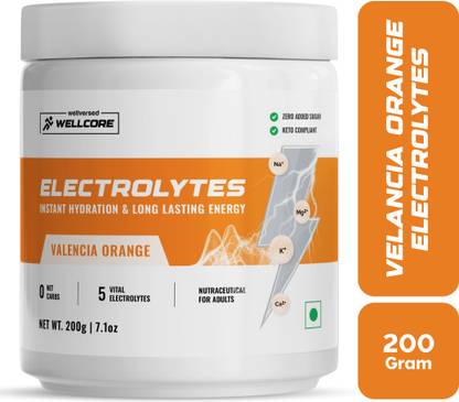Wellcore | 5 Vital Electrolytes | Sugar Free | Sustained Energy | Keto Energy Drink