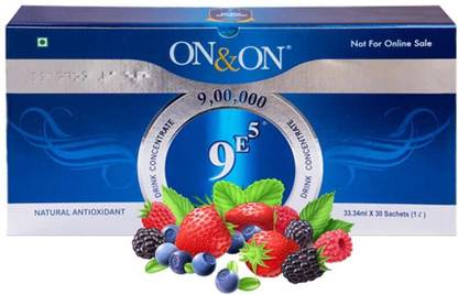on and on 9E5 Premium mix Juice - 30 Sachets Energy Drink