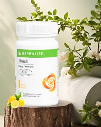 HERBALIFE Afresh Energy Drink Mix – Lemon Flavor – 50 GMS for a Refreshing Boost Energy Drink