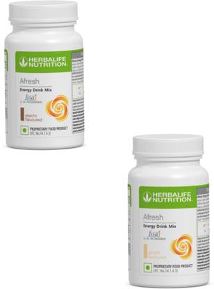 HERBALIFE Afresh Energy Drink Mix Combo Elaichi & Ginger* Energy Drink