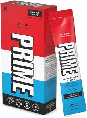 Prime Hydration Drink Sticks Ice Pop Flavour By Logan Paul Hydration Drink