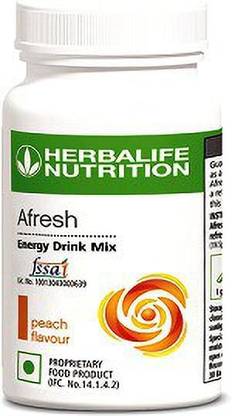 HERBALIFE Afresh Energy Drink - Peach Flavor For Weight Loss Sports Drink