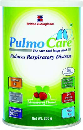 PULMOCARE Powder - For Asthma, Copd, Pulmonary Tuberculosis | Gluten Free Nutrition Drink