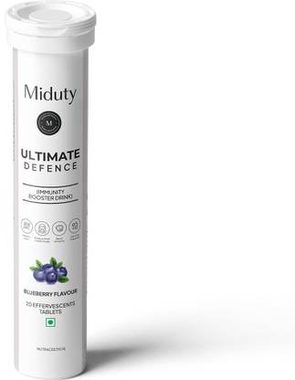 Miduty Ultimate Defence-Immunity Booster - Vit C-Zinc -Elderberry Extract Energy Drink