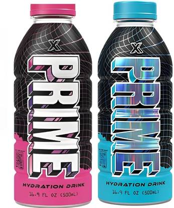 Prime X Energy Drink | Pink & Blue Bottle | Energy Drink