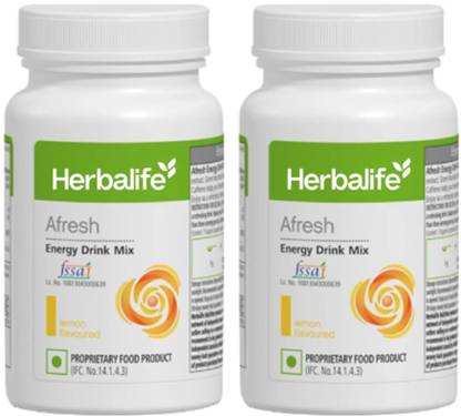 HERBALIFE 2 NEW LEMON AFRESH Energy Drink