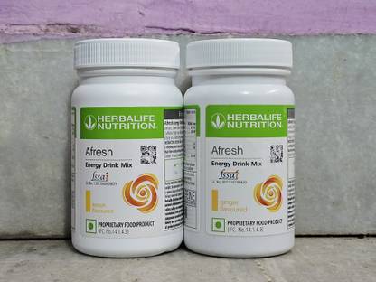 HERBALIFE herbalifee nurition Energy Drink LEMON &GINGER Afresh Energy Drink