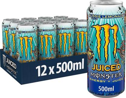 Monster Energy Blend, Aussie Style Lemonade is a Carbonated Exotic Twist On Lemonade Energy Drink