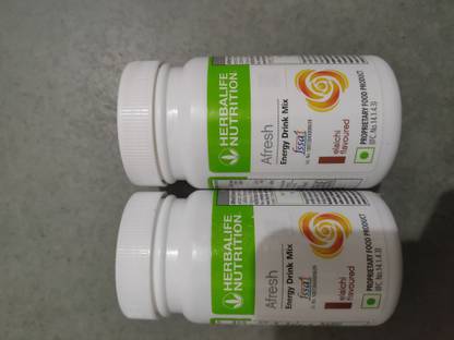 Herbalife Nutrition Afresh Energy Drink elaichi Flavour (50g) - Pack of 2 Energy Drink