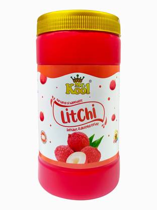 Mr.Kool Instant Drink Powder Litchi 1 Kg Jar, Provides Instant Energy. Energy Drink