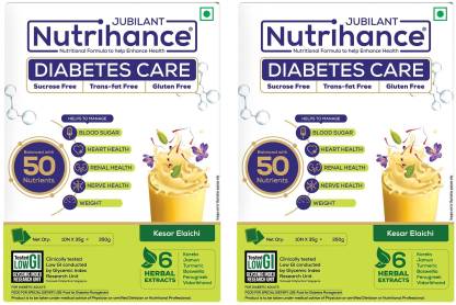 JUBILANT Nutrihance Nutrihance Diabetes Care ,Manage Blood Sugar Levels ,Nutrition Drink -350gm x 2 Nutrition Drink