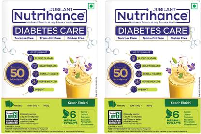 JUBILANT Nutrihance Nutrihance Diabetes Care ,Manage Blood Sugar Levels ,Nutrition Drink -350gm x 2 Nutrition Drink