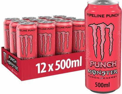 Monster Pipeline Punch Perfect Blend Of the Best Flavor Fully Loaded Energy Drink
