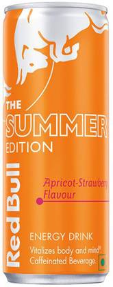 Red Bull Energy Drink, The Summer Edition, Apricot-Strawberry Flavour Energy Drink
