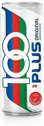 100Plus Carbonated Isotonic Electrolyte Drink Pack Of 24 (325ml x 24 Each) Energy Drink