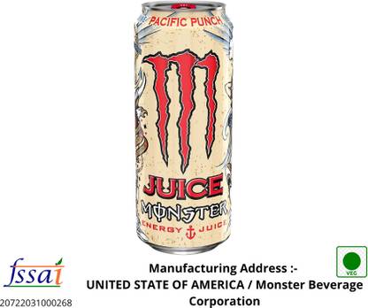 Monster Energy Pacific Punch (IMPORTED FROM USA) Energy Drink
