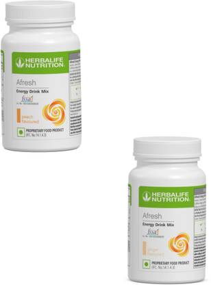 Herbalife Nutrition Afresh Energy Drink Mix Combo peach & Ginger. Energy Drink