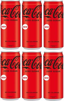 Coca Cola Zero Sugar No Calories Soft Drink Can Sports Drink