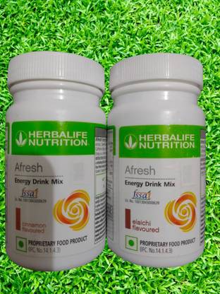 HERBALIFE Afresh Energy Drink Mix cinnamon And elaichi Flavour Energy Drink