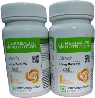 HERBALIFE HN Afresh Energy Drink Ginger Pack of 2 Energy Drink
