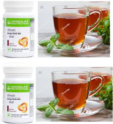 Herbalife Nutrition AFRESH ENERGY DRINKS ELACHI+ELACHI FLAVOR 50-GRAM- 2 PCS COMBO Energy Drink