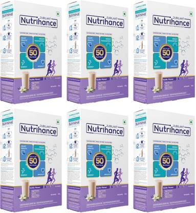 JUBILANT Nutrihance Nutritional Formula help Enhance Health,400gm x Pack of 6 Nutrition Drink