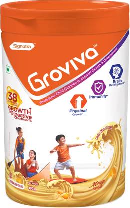 groviva Wholesome Child Nutrition for Growth & Development - 400g Jar (Mango) Nutrition Drink
