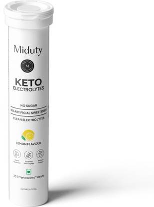 Miduty Keto Electrolytes-Hydration-Mineral Balance-Keto Diet-Sugar free-Effervescent Energy Drink
