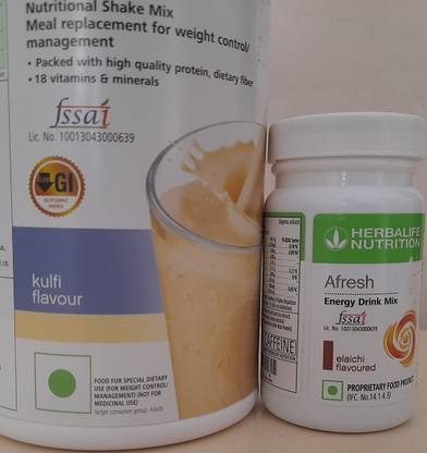 HERBALIFE Formula 1 kulfi, Afresh elaichi flavoured Nutrition Drink