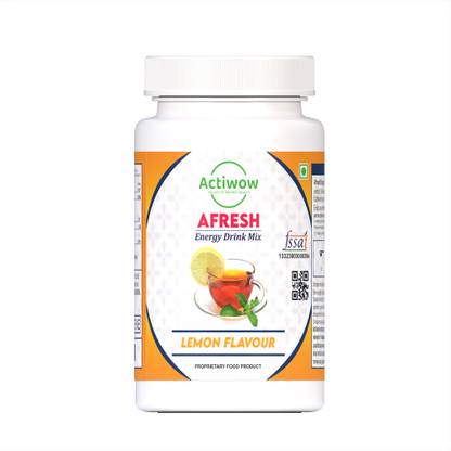 ACTIWOW Afresh Energy Drink Mix Lemon 50 gm For Fast Weight loss Powder Energy Drink