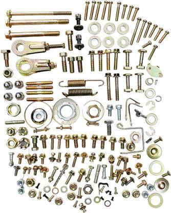 road religion Complete Nut Bolt Set - Compatible with Yamaha RX100/ RX135/ RXG135 Engine Circlip Tool