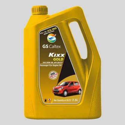 GS CAlTEX Kixx GOLD 3.5 Litre API SN/CF SAE 20W-50 Engine Oil Drain Plug
