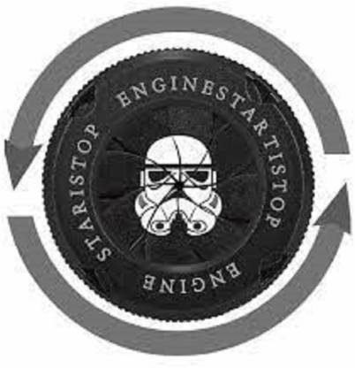 Cloudsale Ring Trooper BLCK Engine Start/Stop Button