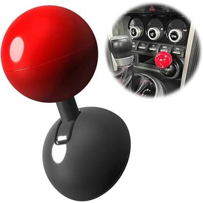 Miwings Push to Start Button Rocker, Car Engine Start Stop Button Joystick Red Engine Start/Stop Button