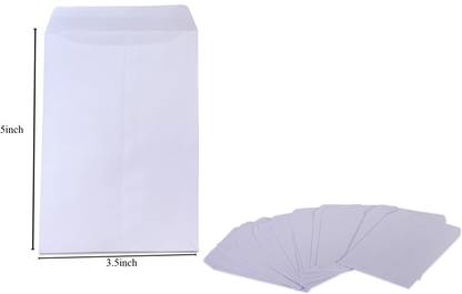SUNPACKERS White Envelope Size 3.5 X 5 Inch (Pack of 2000) Envelopes
