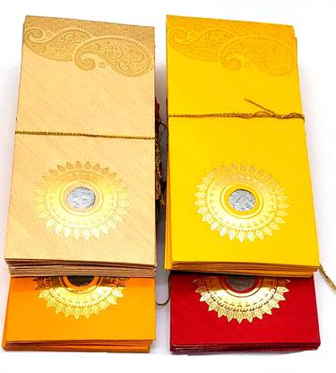 Stnemrag Multi design Coin Money Cash Gift Cover Shagun Birthday Diwali Lifafa Envelopes