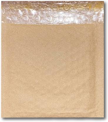 Mehta Envelope Mfg Co Kraft Bubble Envelope, Light Weight Size 6 x 6 Inch Pack of 10 Envelopes