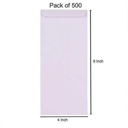 SUNPACKERS White Envelope Size- 9 X 4 Inch Studio For Passport Photo & Medicine Cover Envelopes