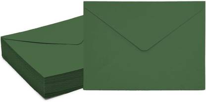 AccuPrints Green 5 x 7 Pack of 50 Envelopes