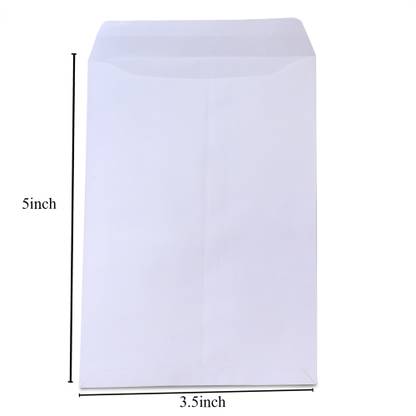 Captain Mart White Envelope Size 3.5 X 5 Inch (Pack of 1000) Envelopes