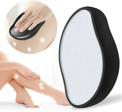 ActrovaX Painless Magic Crystal Hair Remover for Women and Men-28u-Black Cordless Epilator