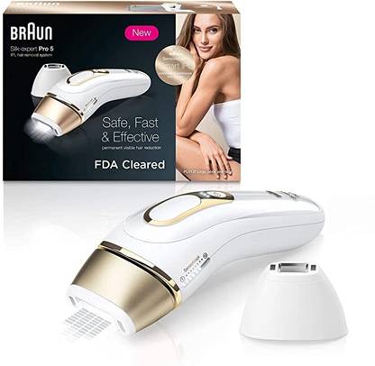 Braun IPL Hair Removal for Women Silk Expert Pro 5 PL5137 FDA Cleared Permanent Corded Epilator